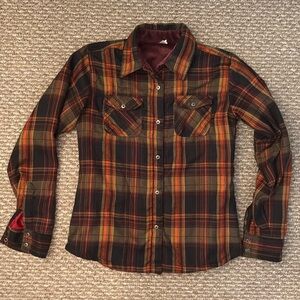 Mountain Khakis Christi Fleece-Lined Flannel Long-Sleeve Shirt - Women’s Medium